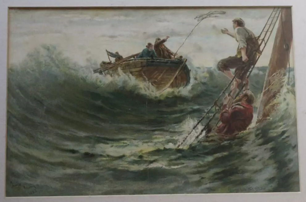 'Just in Time', by Thomas Hemy.